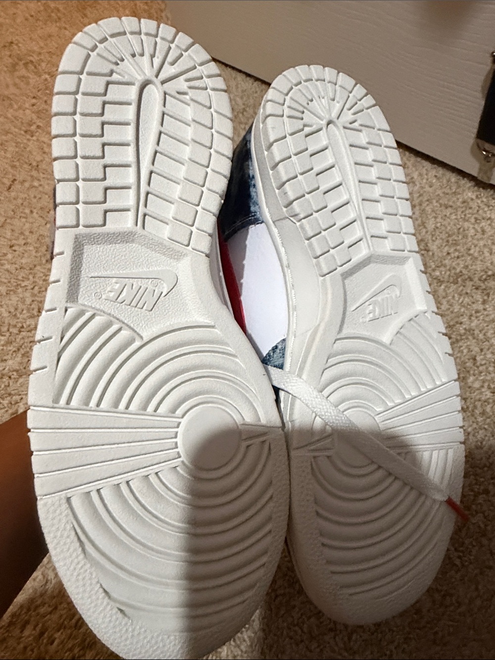 Nike dunk denim sz 9 - Picture 4 of 4